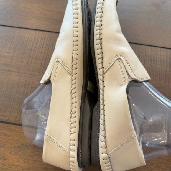 Dingo by Fluchos Men’s Slip-On Leather Loafers EUR 42 US 9 Beige Stitched Moc main image 8